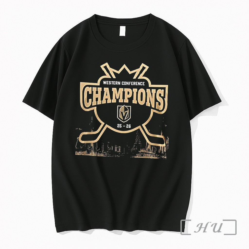 Officials Vegas Golden Knights Western Conference - Adult & Kids T-Shirts, Sweatshirts & Hoodies apparel design preview 1