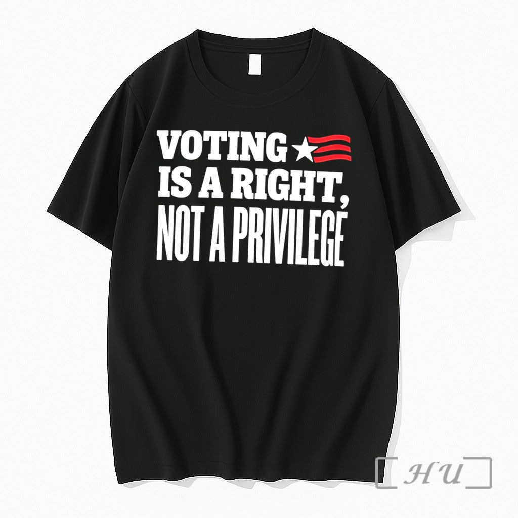 Officials Voting Is A Right Not Privilege - Adult & Kids T-Shirts, Sweatshirts & Hoodies apparel design preview 1