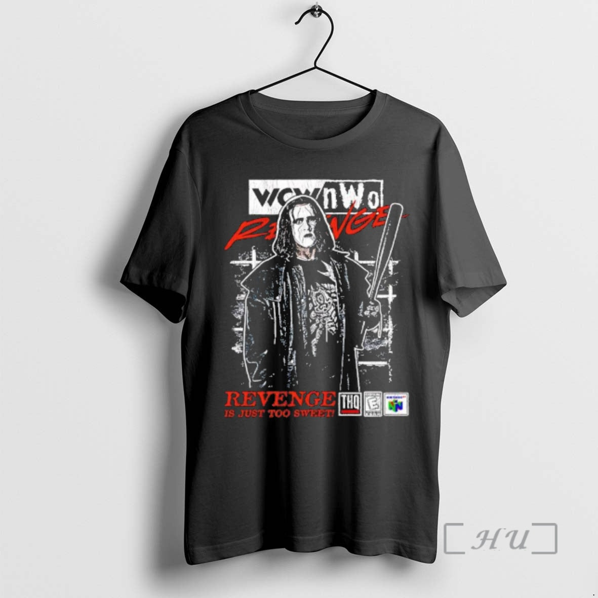 Officials Wcw Nwo Revenge Is Just Too Sweet N64 - Adult & Kids T-Shirts, Sweatshirts & Hoodies apparel design preview 1