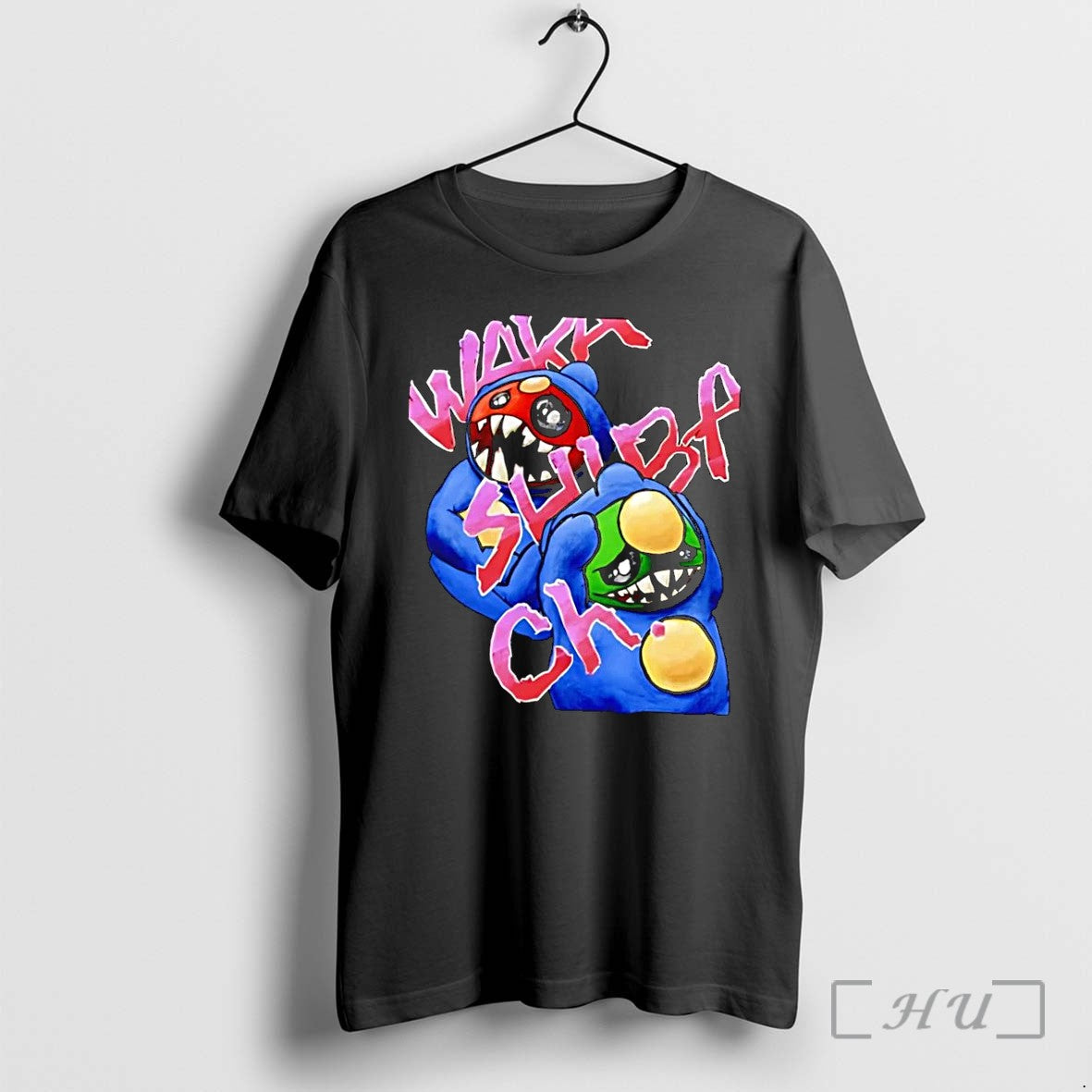 Officials Wakk Slurp Ch Graffiti Red And Green Creepy - Adult & Kids T-Shirts, Sweatshirts & Hoodies apparel design preview 1