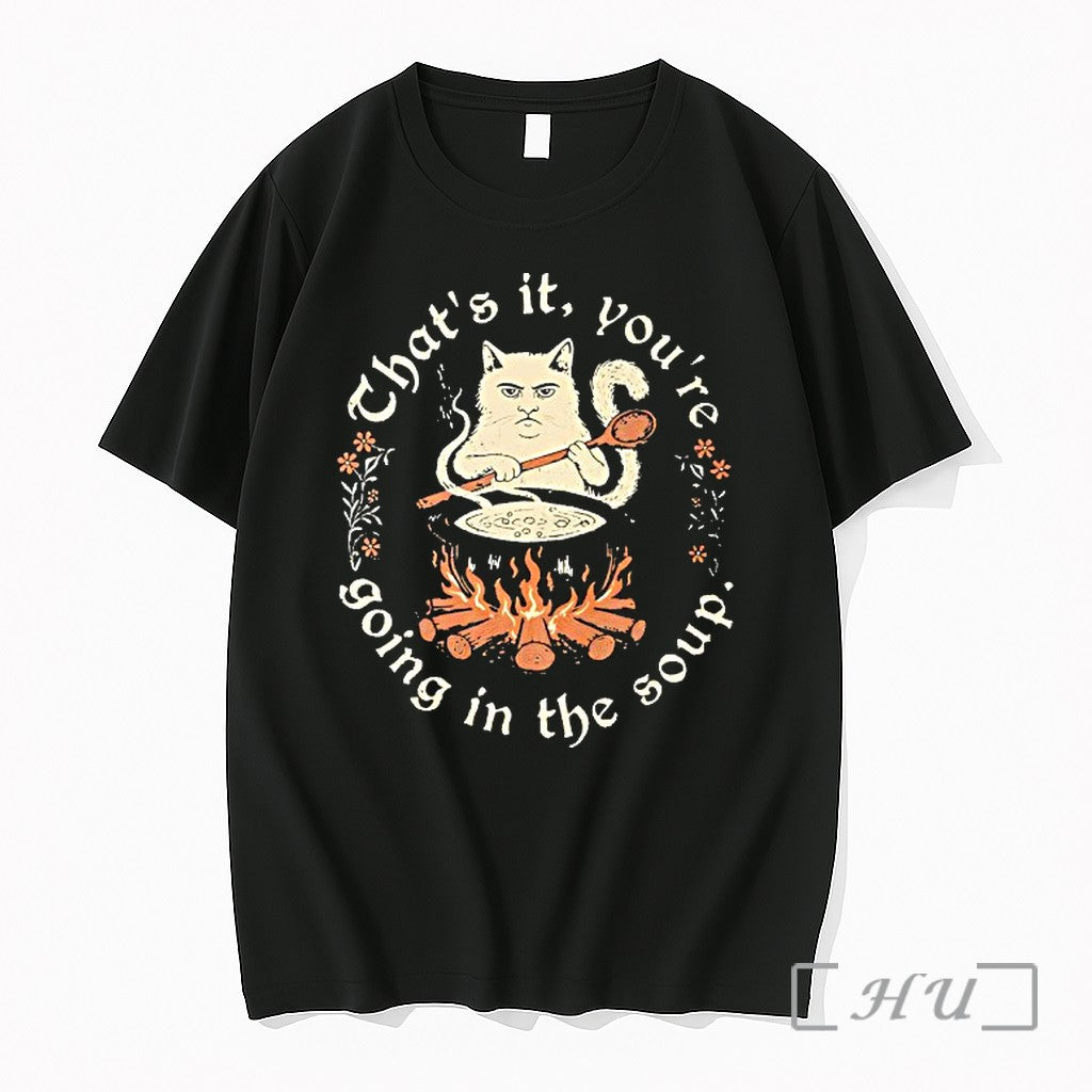 Officials Weird Medieval Cat Thats It Youre Going In - Adult & Kids T-Shirts, Sweatshirts & Hoodies apparel design preview 1