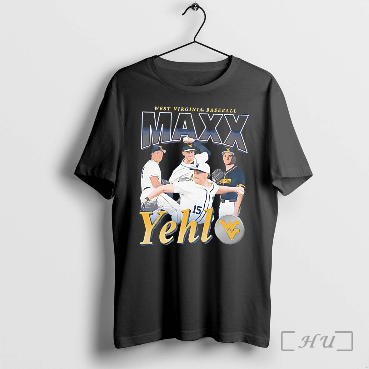 Officials West Virginia Baseball Maxx Yehl Graphics - Adult & Kids T-Shirts, Sweatshirts & Hoodies apparel design preview 1