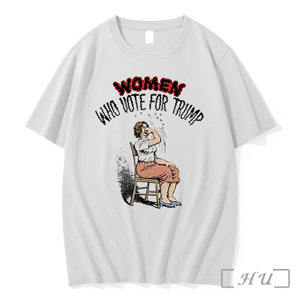 Officials Women Who Vote For Trump Woman Punching Her - Adult & Kids T-Shirts, Sweatshirts & Hoodies apparel design preview 1