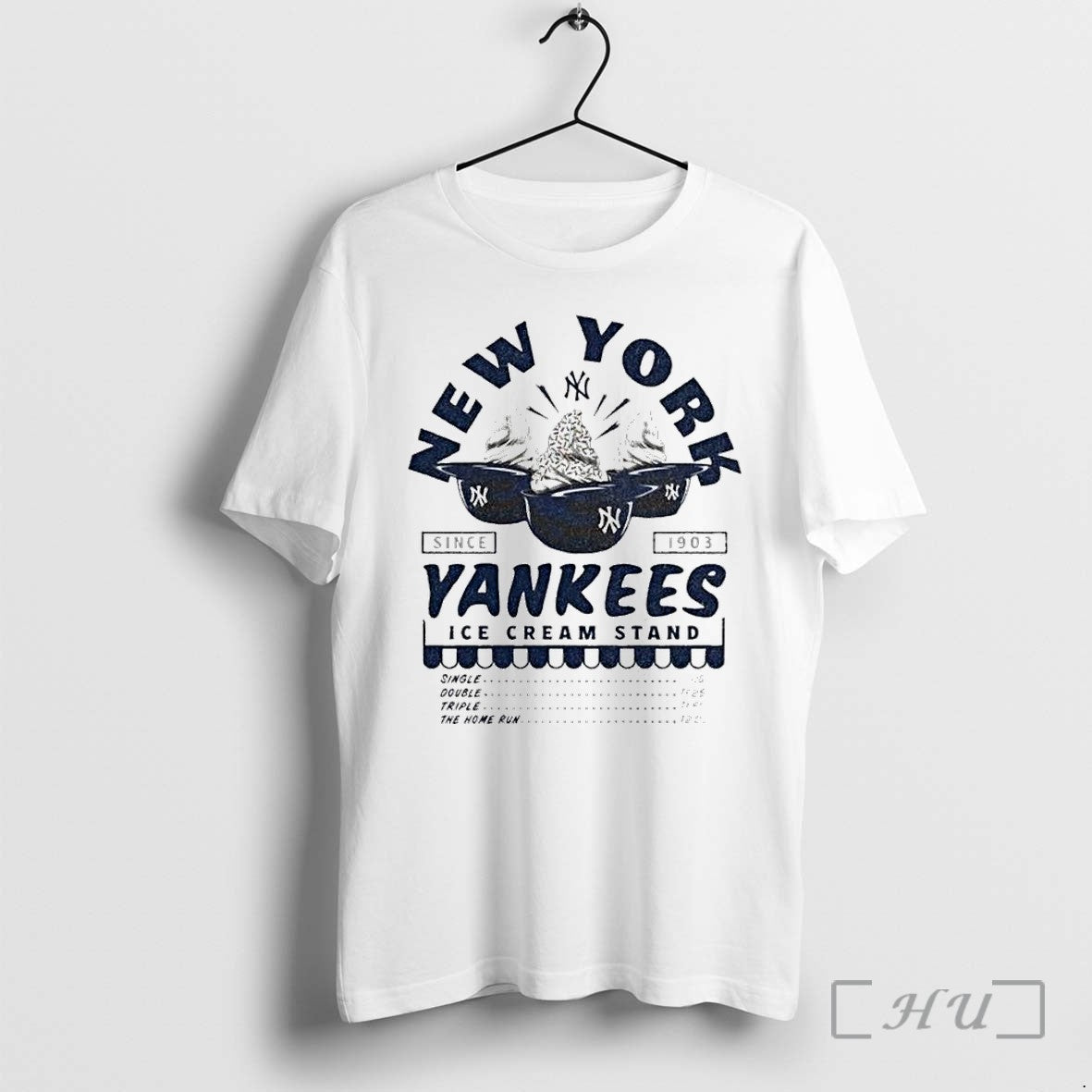 Officials Yankees Since 1903 Ice Cream Stand 1 - Adult & Kids T-Shirts, Sweatshirts & Hoodies apparel design preview 1