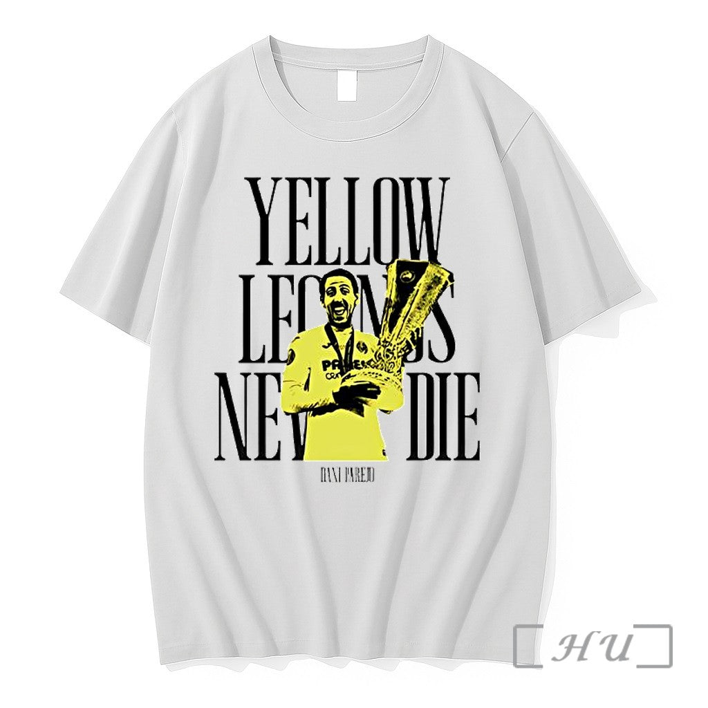 Officials Yellow Leons Dani Parejo Premium Sweater - Adult & Kids T-Shirts, Sweatshirts & Hoodies apparel design preview 1