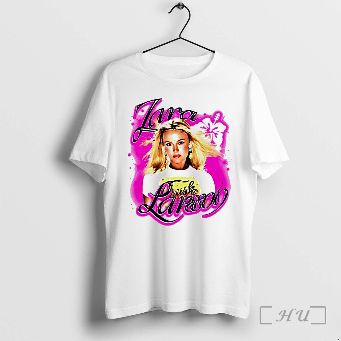 Officials Zara Larsson Crush Hibiscus Airbrush Pop - Adult & Kids T-Shirts, Sweatshirts & Hoodies apparel design preview 1