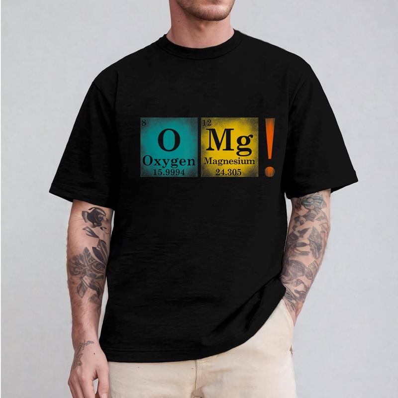 Oh My God Funny Science Periodic Table Oxygen - Adult & Kids T-Shirts, Sweatshirts & Hoodies apparel design preview 1