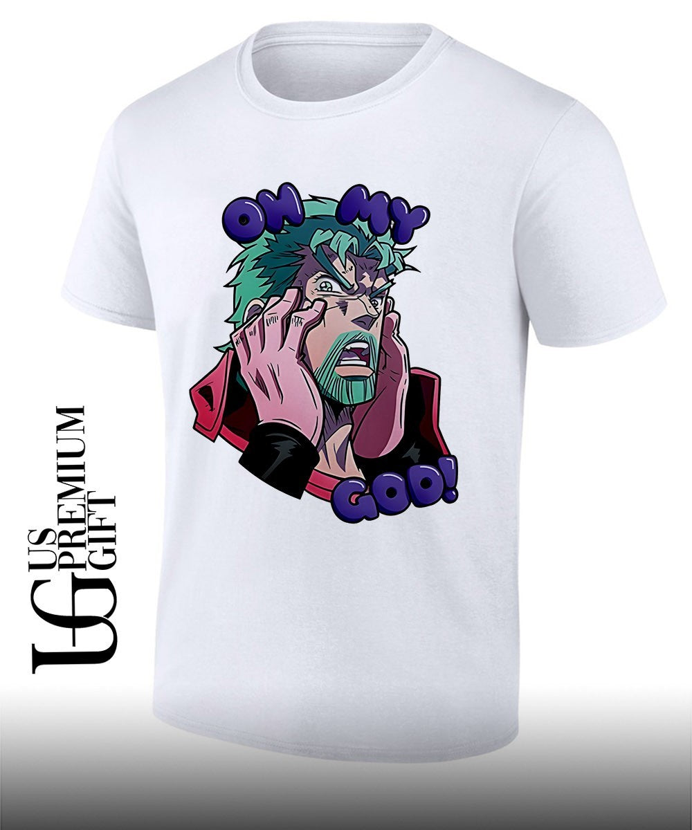 Oh My God JoJo's Bizarre Adventure Anime - Adult & Kids T-Shirts, Sweatshirts & Hoodies apparel design preview 1