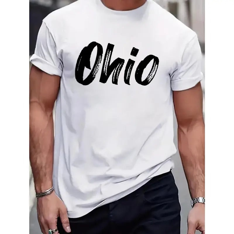 Ohio Print Casual Short Sleeve Summer Made USA - Adult & Kids T-Shirts, Sweatshirts & Hoodies apparel design preview 1
