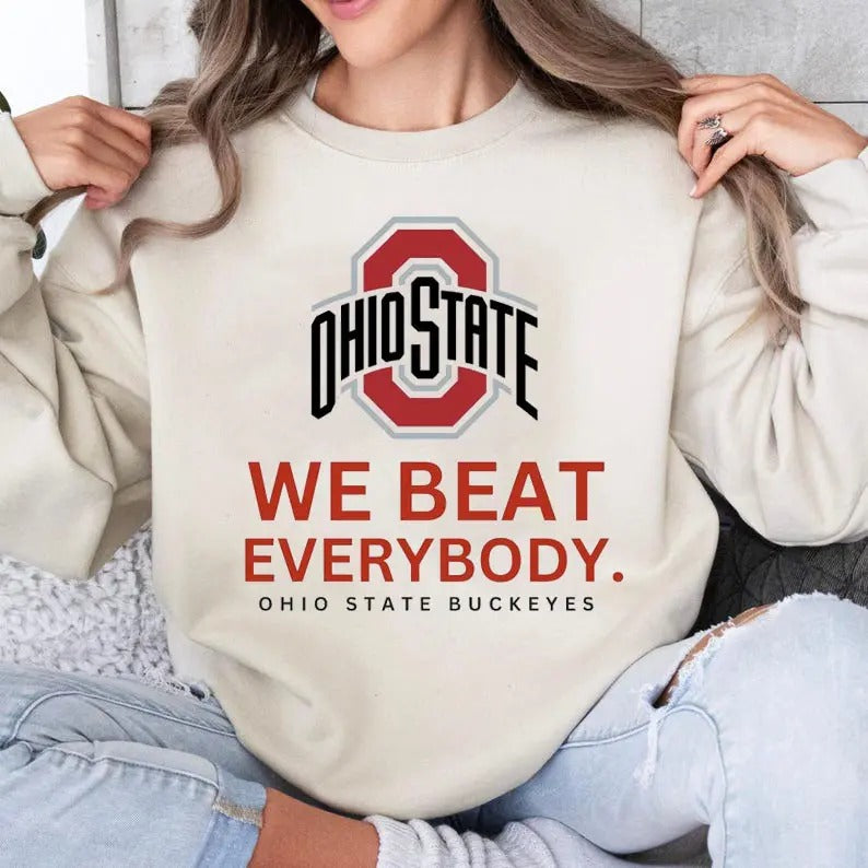 Ohio State Beat Everybody 2025 National Champions - Adult & Kids T-Shirts, Sweatshirts & Hoodies apparel design preview 1