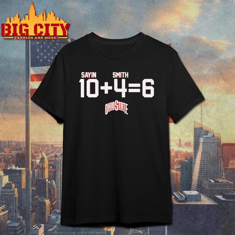 Ohio State Football Julian Sayin Jeremiah Smith 10 4 - Adult & Kids T-Shirts, Sweatshirts & Hoodies apparel design preview 1