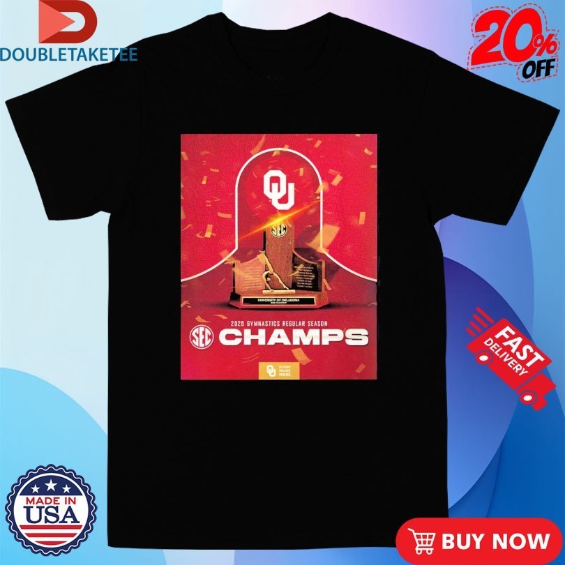 Oklahoma Sooners Women's Gymnastics 2026 SEC Regular - Adult & Kids T-Shirts, Sweatshirts & Hoodies apparel design preview 1