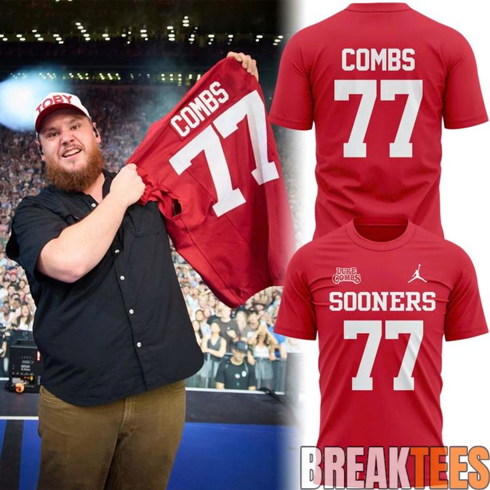 Oklahoma Sooners x Luke Combs 2026 Tour Limited - Adult & Kids T-Shirts, Sweatshirts & Hoodies apparel design preview 1