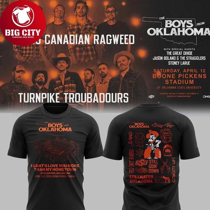 Oklahoma State Cowboys Cross Canadian Ragweed 2026 - Adult & Kids T-Shirts, Sweatshirts & Hoodies apparel design preview 1