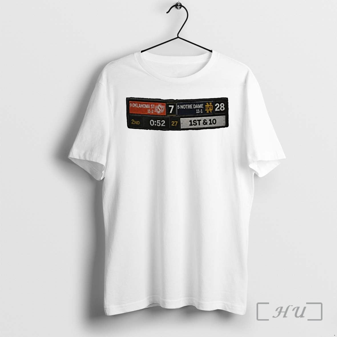 Oklahoma State Cowboys Vs Notre Dame Fighting Irish - Adult & Kids T-Shirts, Sweatshirts & Hoodies apparel design preview 1