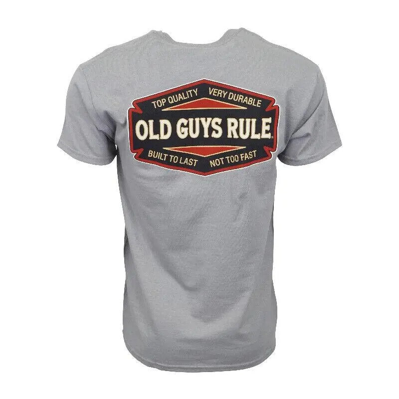 Old Guys Rules Built Last Crew Neck Plaid Cotton - Adult & Kids T-Shirts, Sweatshirts & Hoodies apparel design preview 1