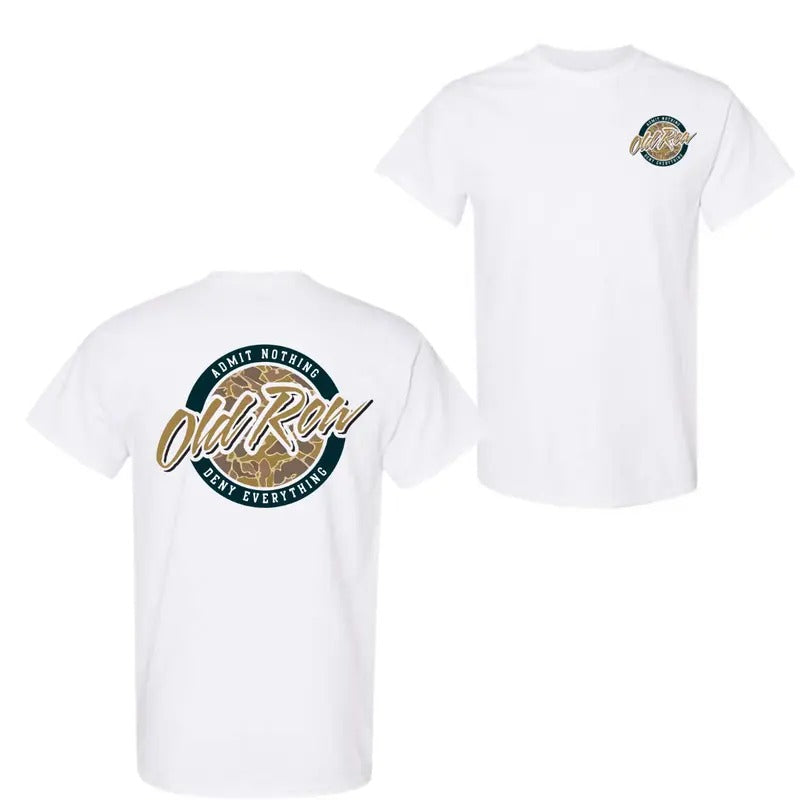 Old Row 80s Camo Circle Pocket - Adult & Kids T-Shirts, Sweatshirts & Hoodies apparel design preview 1