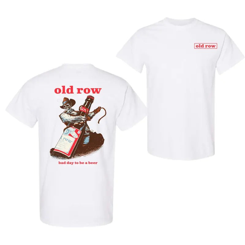 Old Row Bad Day Be Beer 2 Sided - Adult & Kids T-Shirts, Sweatshirts & Hoodies apparel design preview 1