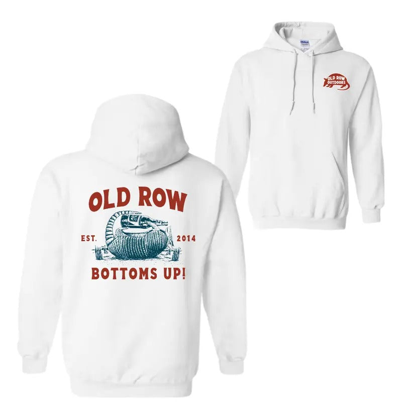 Old Row Bottoms Up Armadillo 2 Sided - Adult & Kids T-Shirts, Sweatshirts & Hoodies apparel design preview 1