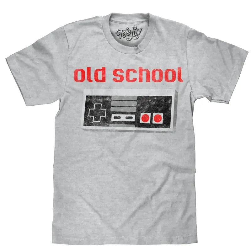 Old School Gray - Adult & Kids T-Shirts, Sweatshirts & Hoodies apparel design preview 1