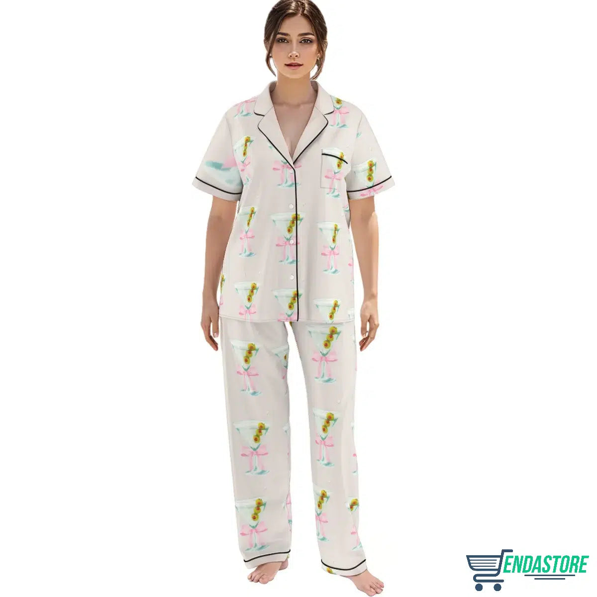 Olive Martini Party Pajama Set 3D Sweater - Gift Idea product image 2