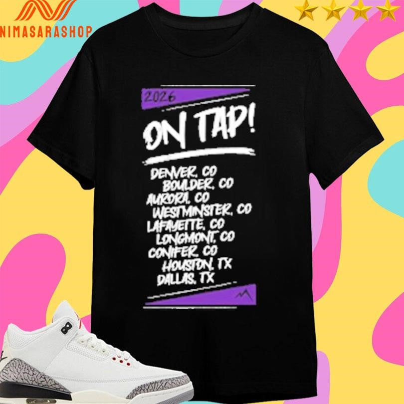 On Tap Denver Co Boulder Aurora Westminster Lafayette - Adult & Kids T-Shirts, Sweatshirts & Hoodies apparel design preview 1