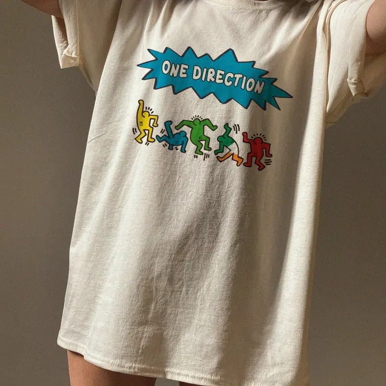 E Di.Re.C.Tion Heavy Cotton OneD Fan Memory Li..M - Adult & Kids T-Shirts, Sweatshirts & Hoodies apparel design preview 1