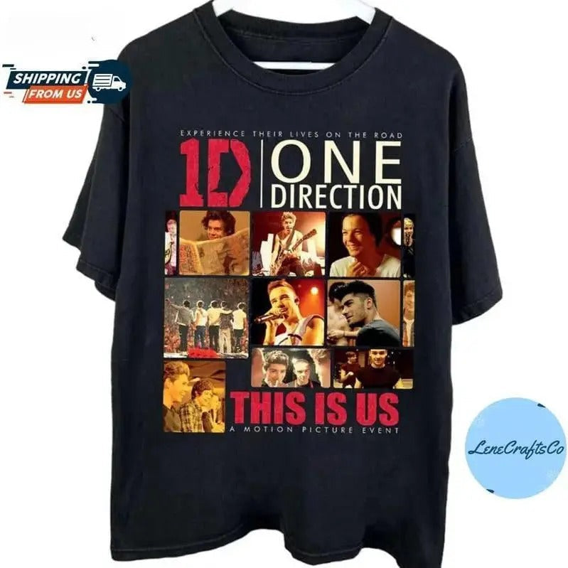 One Direction 1D Albums Band World Tour - Adult & Kids T-Shirts, Sweatshirts & Hoodies apparel design preview 1