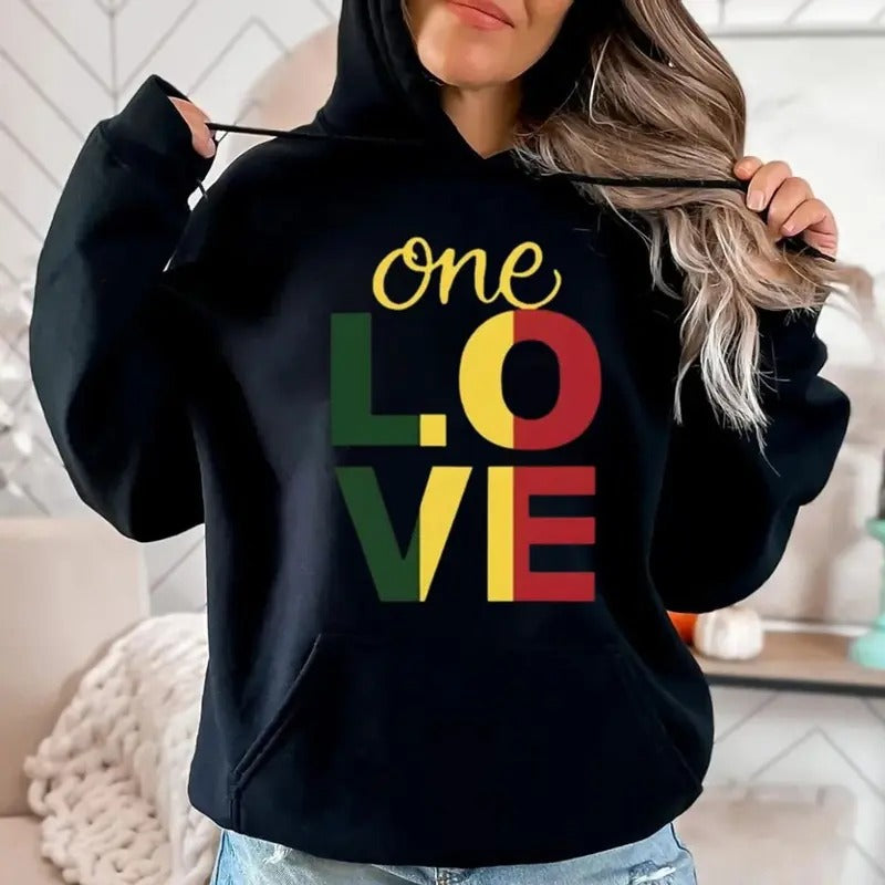 One Love Jamaica Reggae Music Rasta Pride Peace - Adult & Kids T-Shirts, Sweatshirts & Hoodies apparel design preview 1