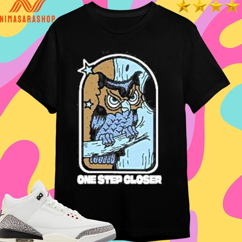 One Step Closer Owl - Adult & Kids T-Shirts, Sweatshirts & Hoodies apparel design preview 1