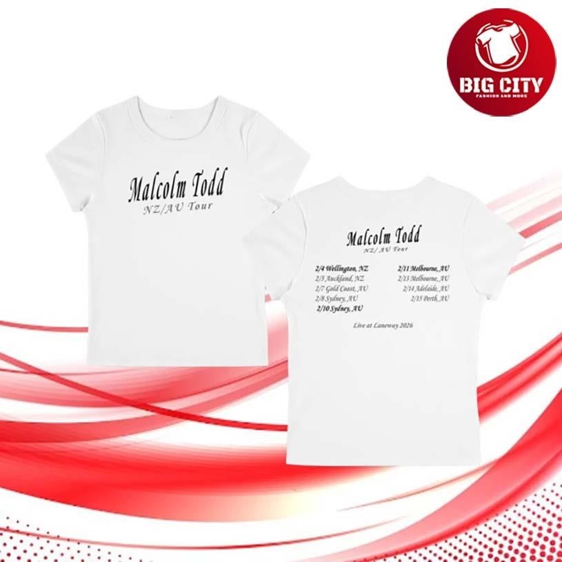 Onrepeat Malcolm Todd Ladies Tour Two Sided - Adult & Kids T-Shirts, Sweatshirts & Hoodies apparel design preview 1