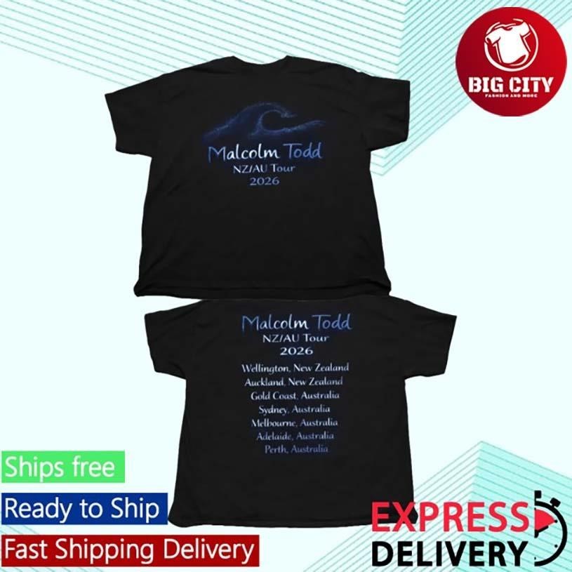 Onrepeat Malcolm Todd Wave Tour Two Sided - Adult & Kids T-Shirts, Sweatshirts & Hoodies apparel design preview 1