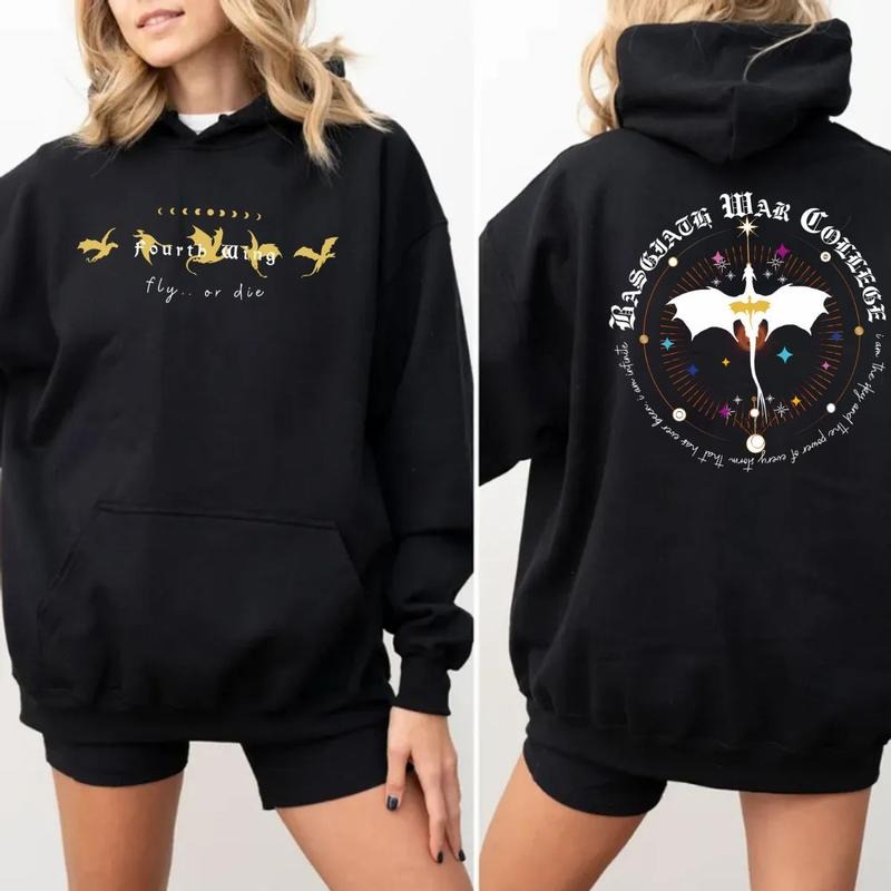 Onyx Storm Brave Dark Fly Die Fourth Wing Two Side - Adult & Kids T-Shirts, Sweatshirts & Hoodies apparel design preview 1