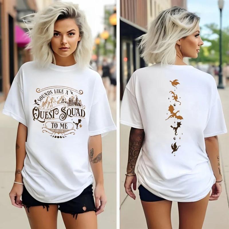 Onyx Storm Riorson House Fourth Wing Quest Squad Book - Adult & Kids T-Shirts, Sweatshirts & Hoodies apparel design preview 1