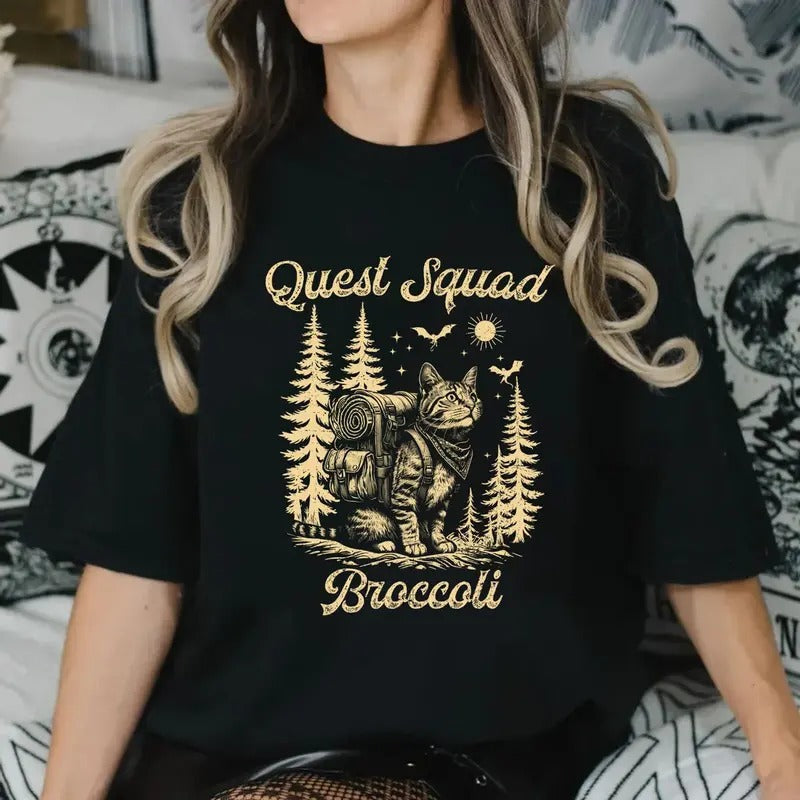Onyx Storm Quest Squad Broccoli Fourth Wing Xaden - Adult & Kids T-Shirts, Sweatshirts & Hoodies apparel design preview 1