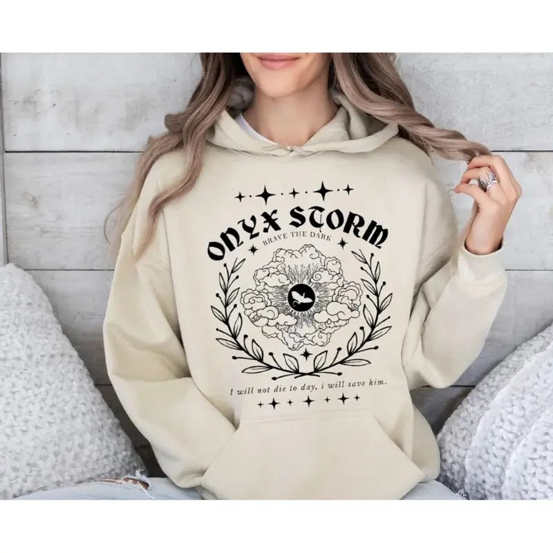 Onyx Storm Fourth Wing Iron Flame Basgiath War - Adult & Kids T-Shirts, Sweatshirts & Hoodies apparel design preview 1