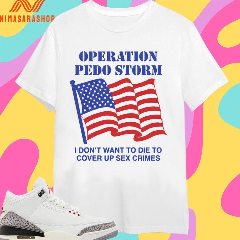 Operation Pedo Storm I Don’t Want To Die Cover - Adult & Kids T-Shirts, Sweatshirts & Hoodies apparel design preview 1