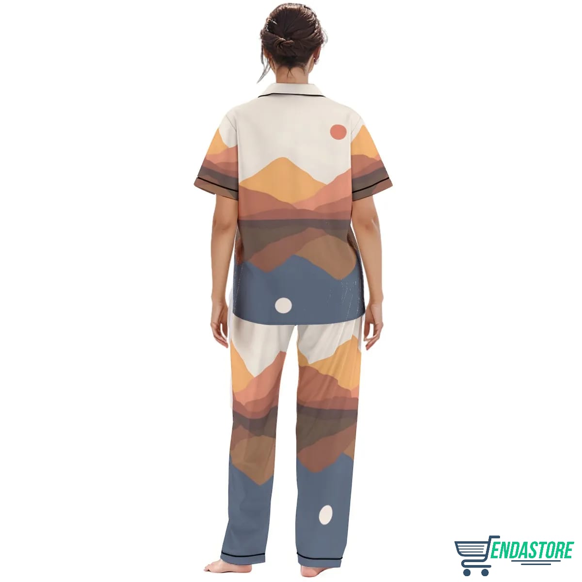 Opposites Attract Satin Pajama Set 3D Sweater - Gift Idea product image 3