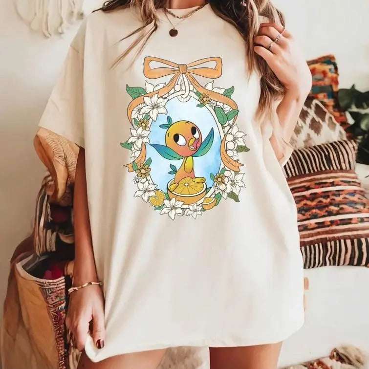 Orange Bird Flower Garden Festival 2025 Epcot - Adult & Kids T-Shirts, Sweatshirts & Hoodies apparel design preview 1