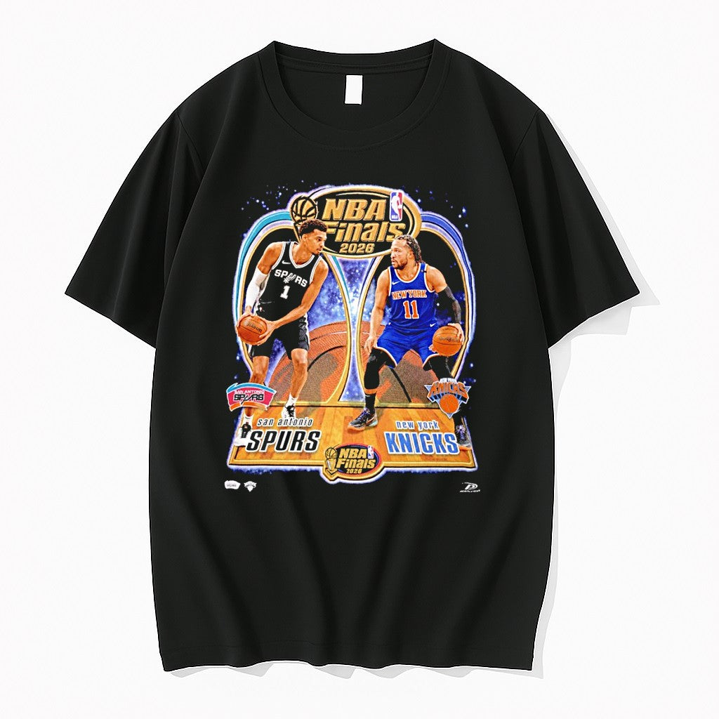 Original 1999 Nba Finals Rematch 2026 Game Spurs Vs - Adult & Kids T-Shirts, Sweatshirts & Hoodies apparel design preview 1