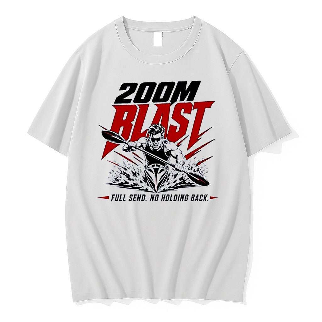 Original 200m Blast Kayak Paddler Full Send No - Adult & Kids T-Shirts, Sweatshirts & Hoodies apparel design preview 1