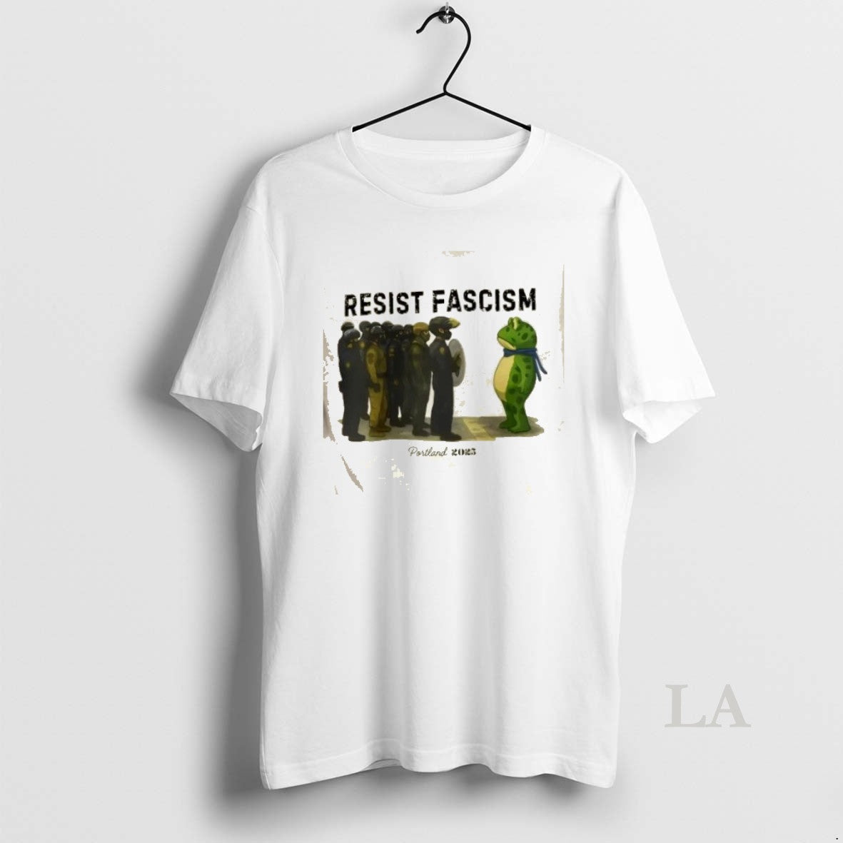 Original 2025 Portland Frog Anti Ice Resist - Adult & Kids T-Shirts, Sweatshirts & Hoodies apparel design preview 1