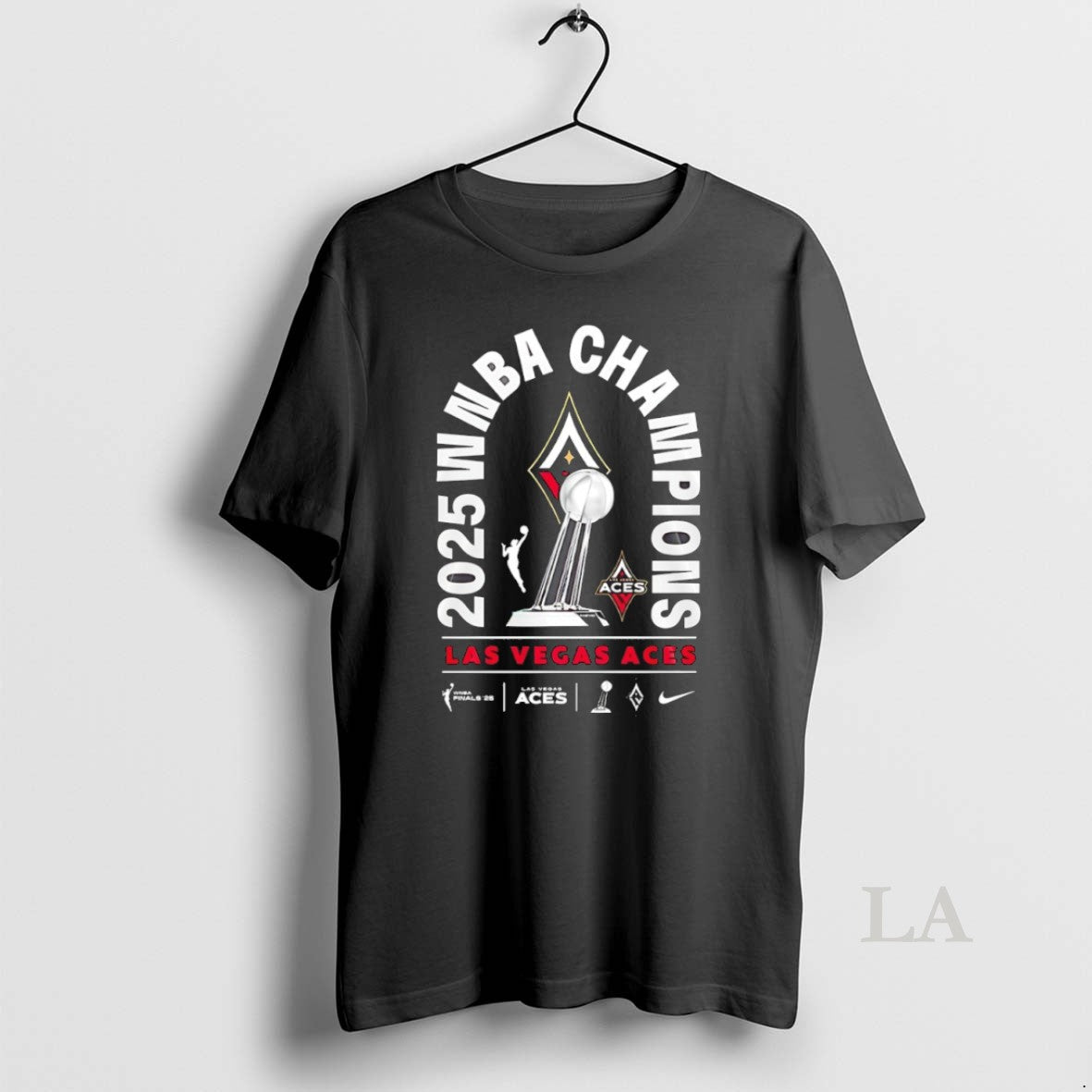 Original 2025 Wnba Champions Las Vegas Aces Trophy - Adult & Kids T-Shirts, Sweatshirts & Hoodies apparel design preview 1