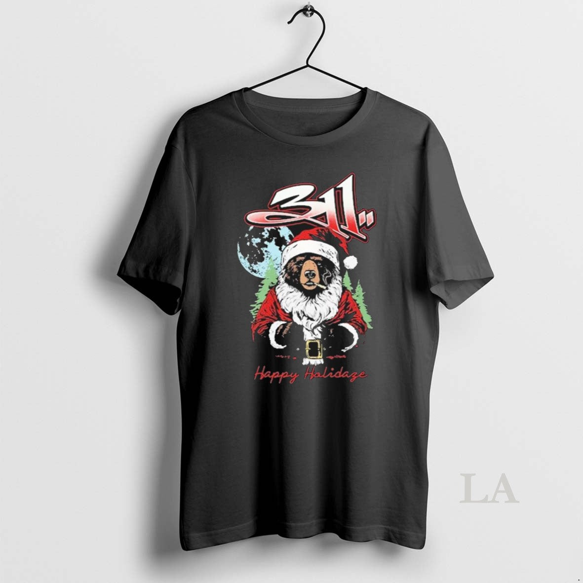 Original 311 Bear Santa Happy Holidays Christmas 2025 - Adult & Kids T-Shirts, Sweatshirts & Hoodies apparel design preview 1