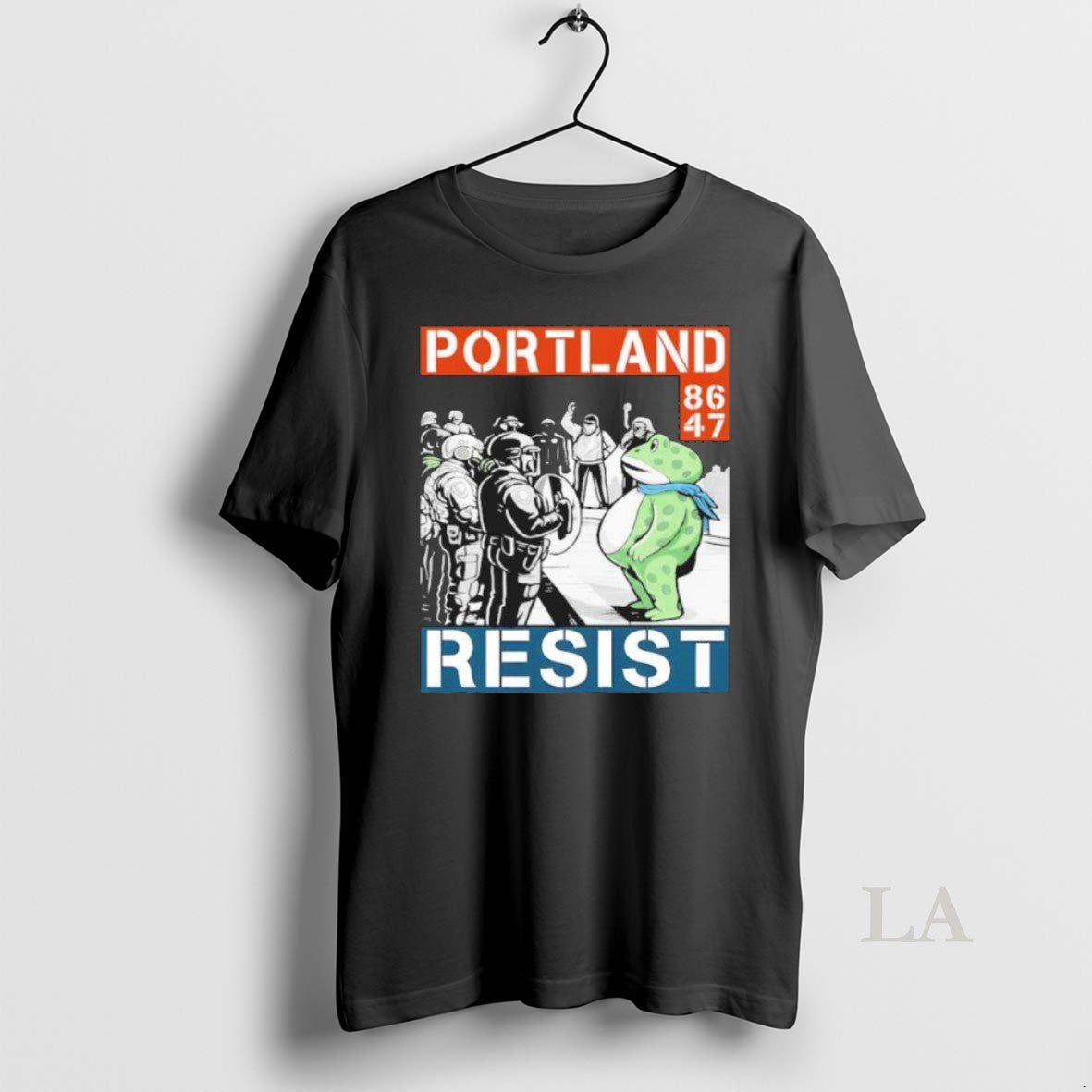 Original 86 47 Portland Frog Protest Rage Against The - Adult & Kids T-Shirts, Sweatshirts & Hoodies apparel design preview 1