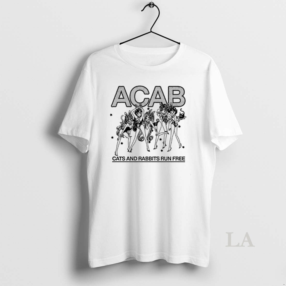 Original Acab Cats And Rabbits Run Free Sailor Moon - Adult & Kids T-Shirts, Sweatshirts & Hoodies apparel design preview 1