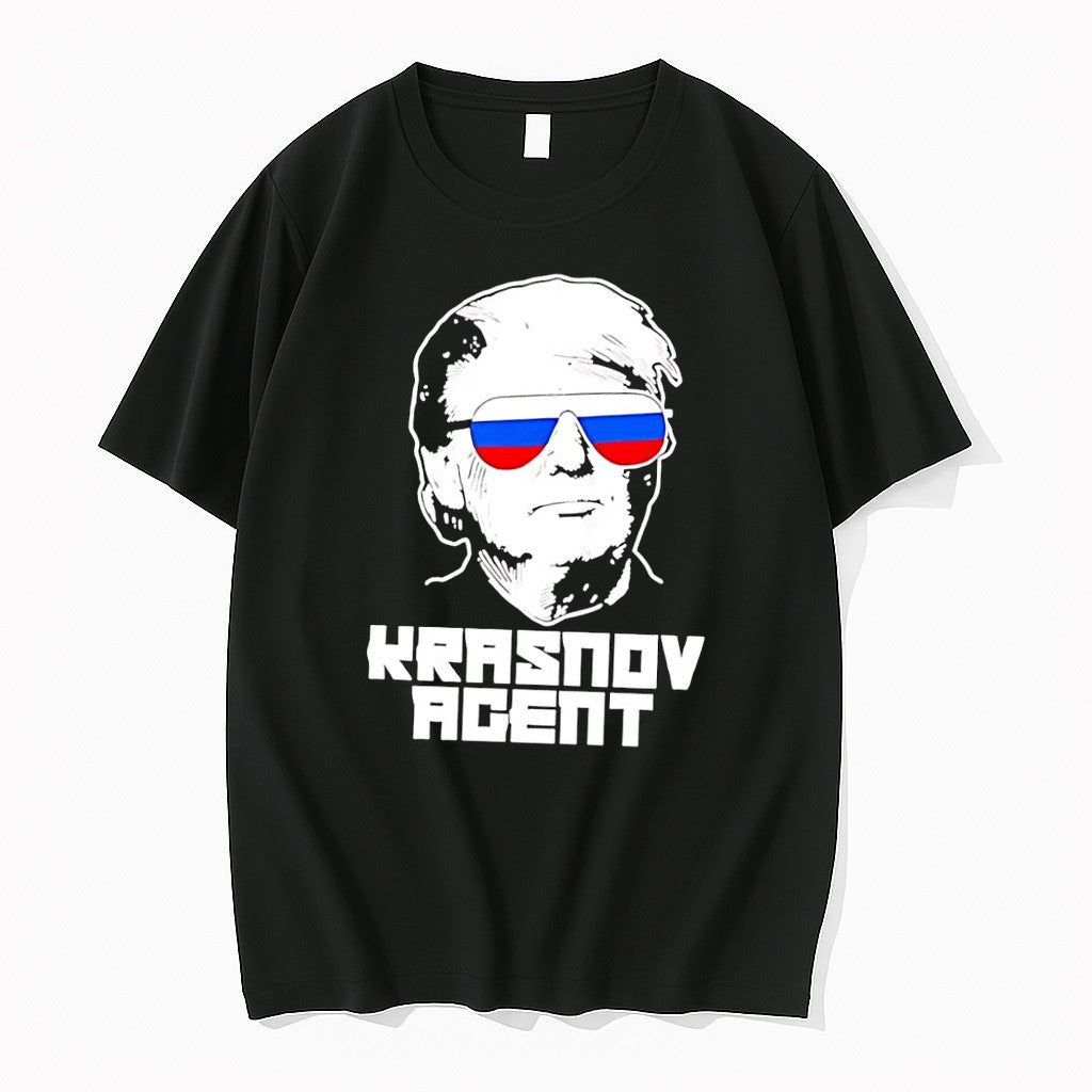 Original Agent Krasnov Donald Trump Black Jpg - Adult & Kids T-Shirts, Sweatshirts & Hoodies apparel design preview 1