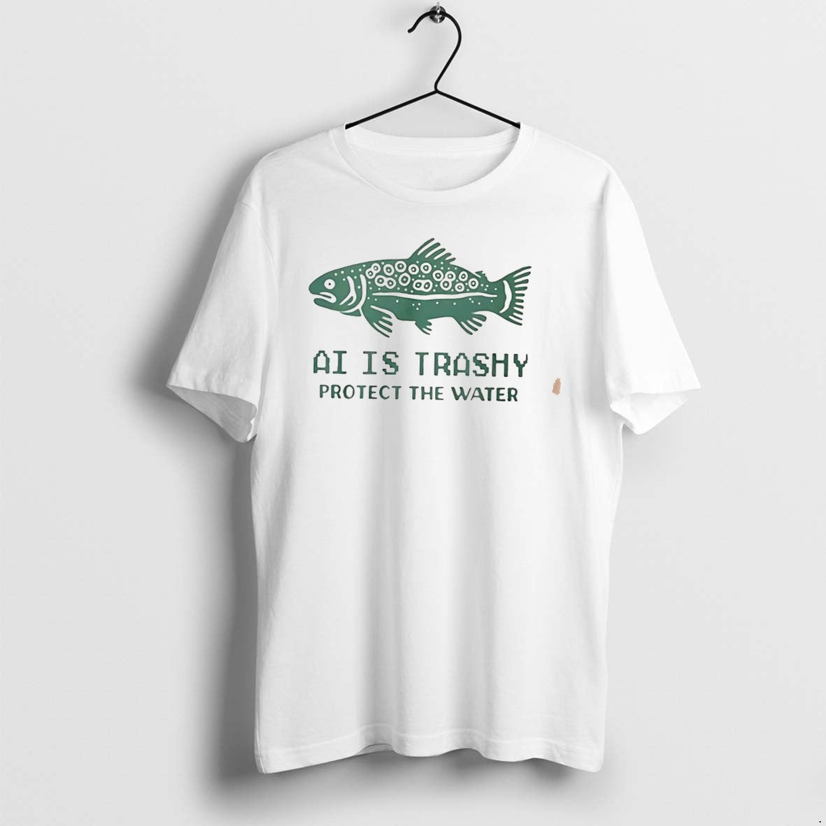 Original Ai Is Trashy Protect The Water Fish Jpg - Adult & Kids T-Shirts, Sweatshirts & Hoodies apparel design preview 1