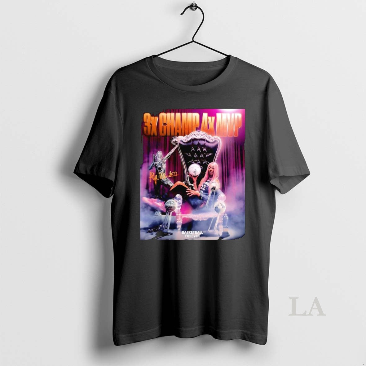 Original Aja Wilson 3x Champion 4x Mvp Las Vegas Aces - Adult & Kids T-Shirts, Sweatshirts & Hoodies apparel design preview 1