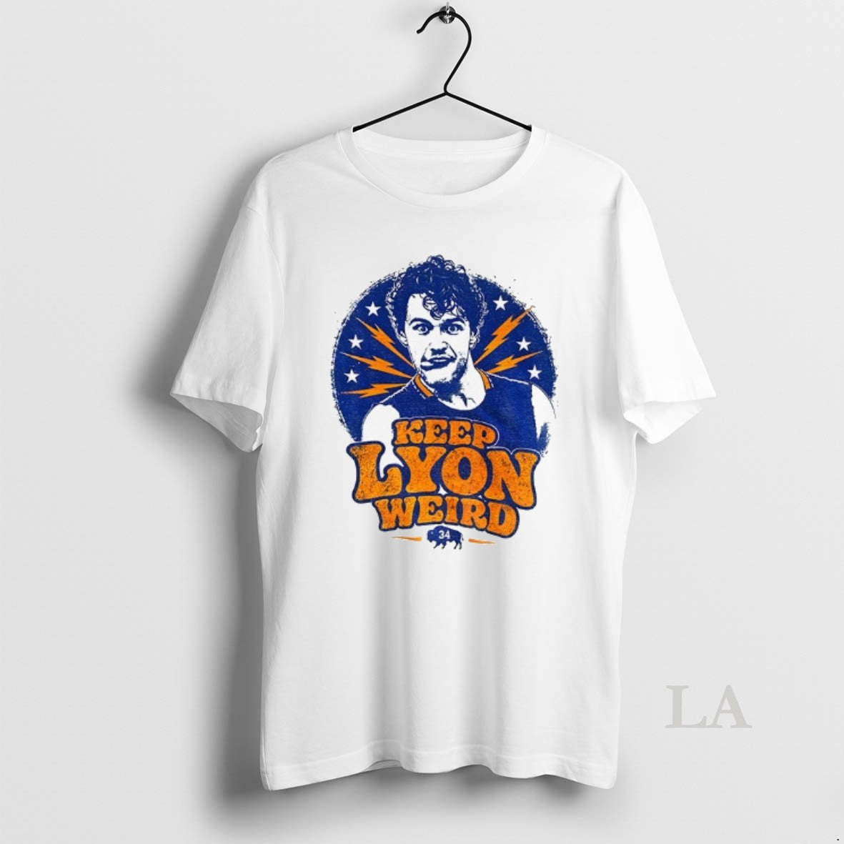 Original Alex Lyon Buffalo Sabres Hockey Keep Weird - Adult & Kids T-Shirts, Sweatshirts & Hoodies apparel design preview 1